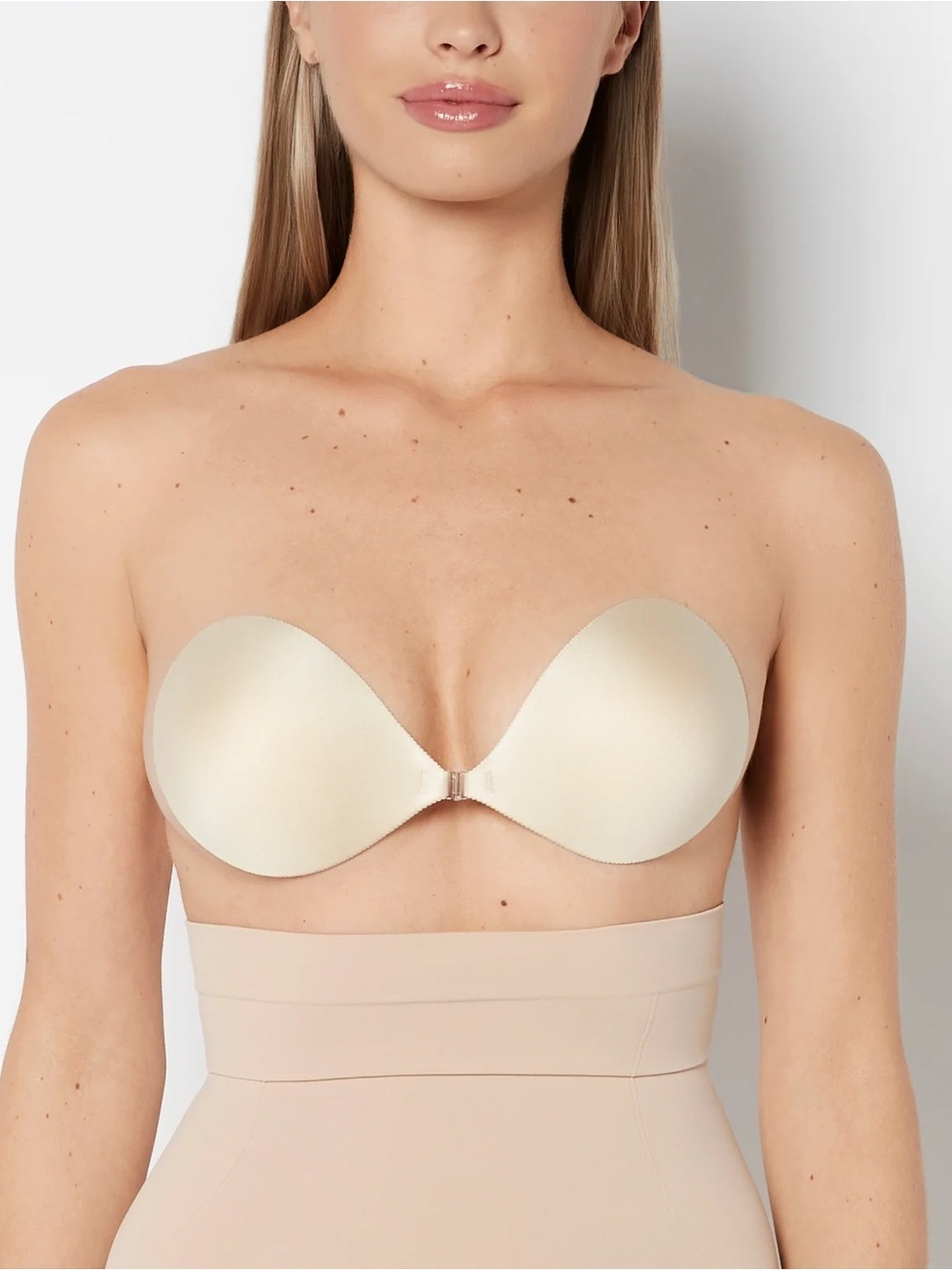 La SENZA Seamless Feather-Lite Strapless Adhesive Bandeau Bra - Suntan Bronze